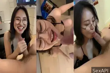 Pacar Berkacamata Cabul Kecanduan Kontol Gede Brutal