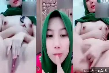 VCS Jilbab Viral Disebar Mantan, Memek Basah Keliatan Jelas